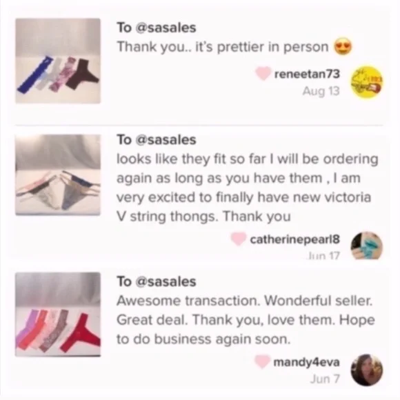 New Victoria’s Secret Pink Cotton Thong Panty Watermelon - Picture 7 of 14